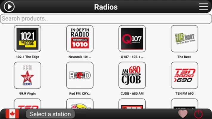 Canada Radio FM android App screenshot 0