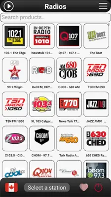 Canada Radio FM android App screenshot 1